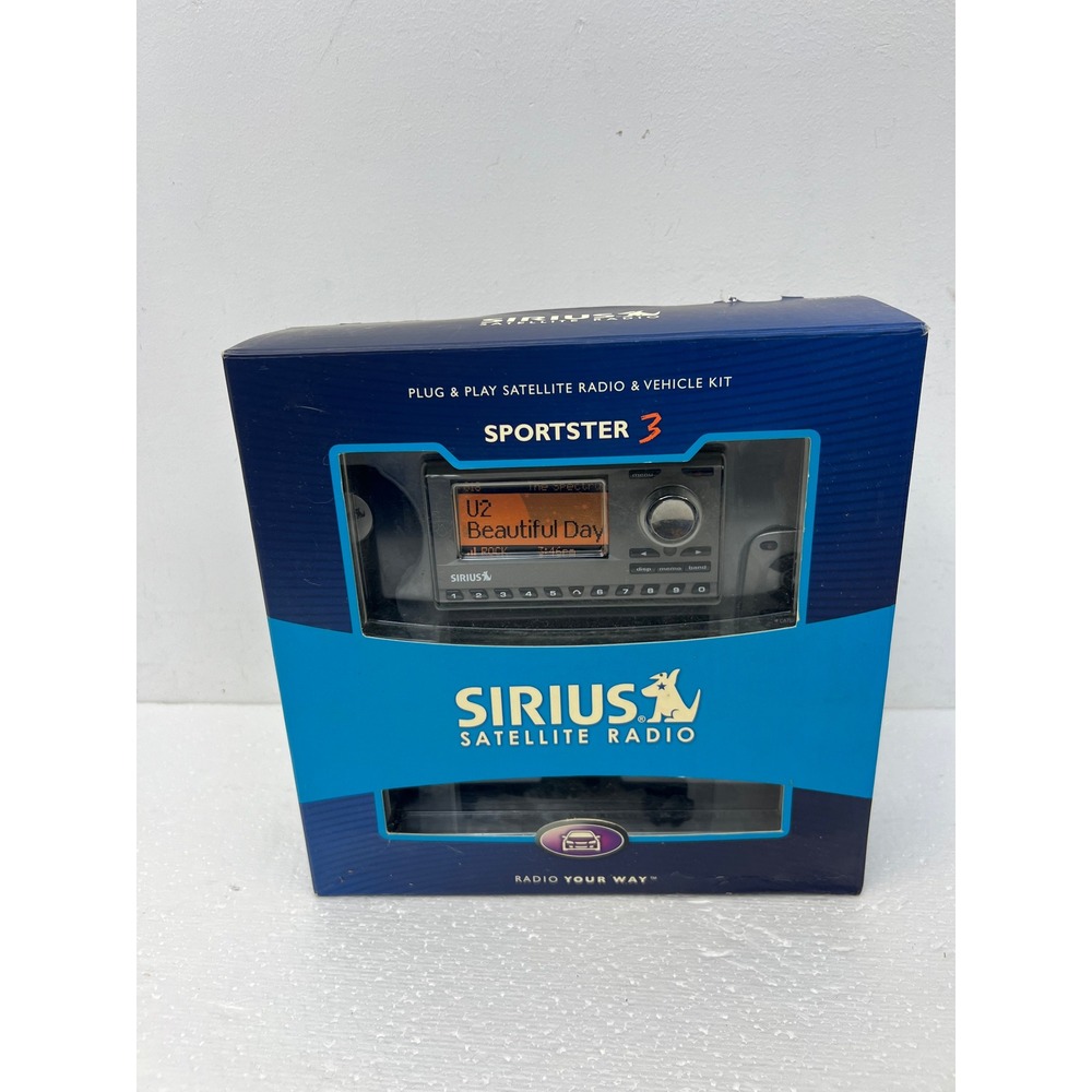 Sirius Sportster 3 Plug & Play Satellite Radio Vehicle Kit SP-TK1 Receiver Box